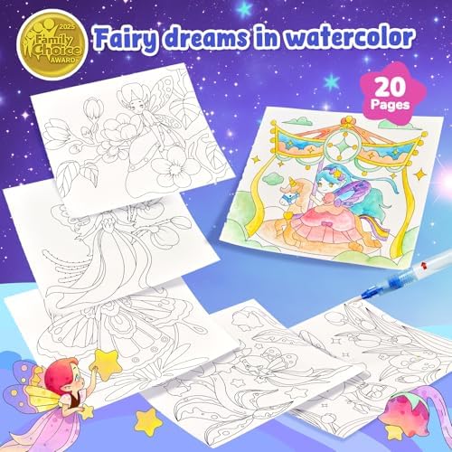 JoyCat Paint with Water Coloring Books for Toddlers (Elf Friends) - Image 2