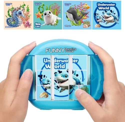 Rotating Puzzle for Toddlers Kids 3+, Travel Essentials Toys - Image 2
