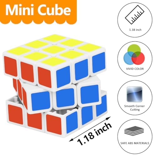 Mini Cube Party Favors for Kids: 48 Pack Magic Cube Party Puzzle Game Toys - Image 2