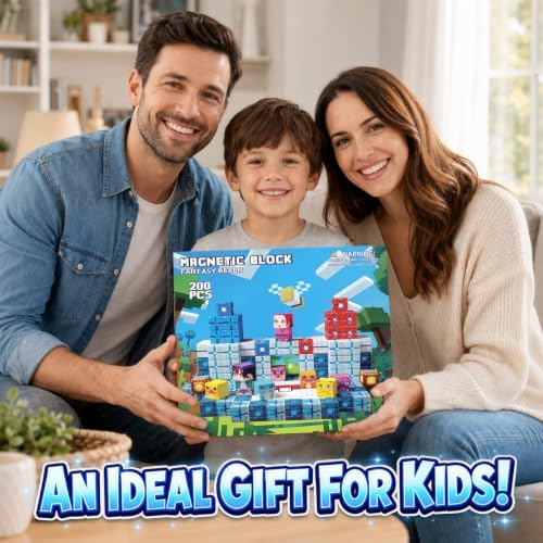 Magnetic Building Blocks STEM Toy Magnet Cubes for Kids 4-12 - Image 7