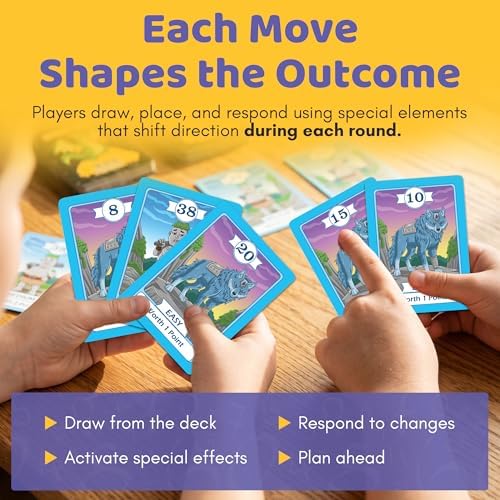 Matica Quest: The Fantasy Math Card Game for Kids Ages 7+, Educational Strategy Game on Place Value & Probability, Fun Family or Classroom Play, 2–6 Players - Image 4