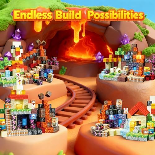 Magnetic Building Blocks STEM Toy Magnet Cubes for Kids 4-12 - Image 2