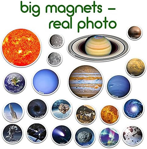 Magnets for Kids - Solar System, Planets - 22 PCS - Educational Set - Image 3