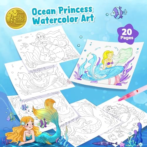 JoyCat Paint with Water Coloring Books for Toddlers (Underwater World) - Image 2