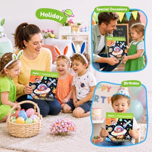 JoyCat Paint with Water Coloring Books for Toddlers (Space) - Image 2