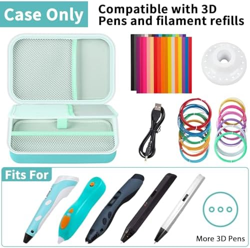 GWCASE Universal 3D Pen Case for SCRIB3D/for MYNT3D/for 3Doodler, Case Only - Image 2