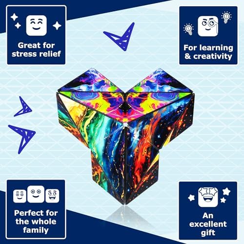 Shashibo ICOSA XL Magnetic Puzzle Toy, Stress Relief Fidget Toy - Image 3