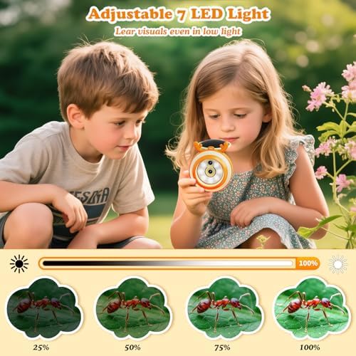 Hayve Kids Microscope and Camera 2.0" IPS Screen Kid Electronic Toys - Image 5