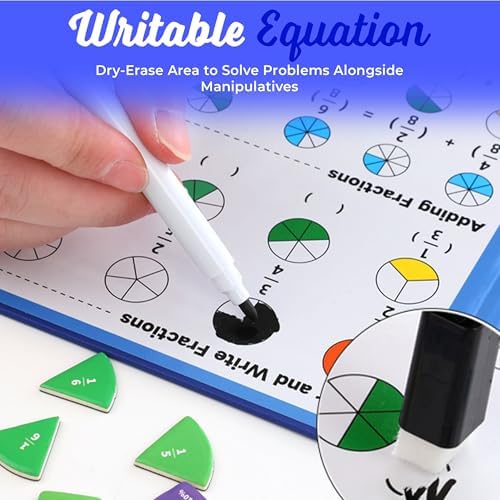 Magnetic Fraction Educational Puzzle, Magnetic Fraction Playbook - Image 3