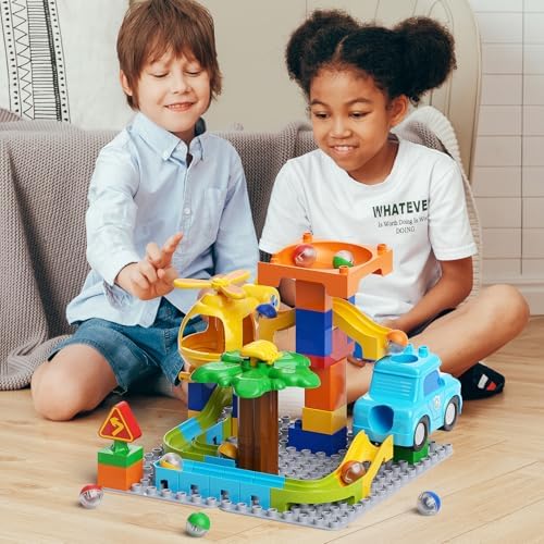 burgkidz Marble Runs for Kids 4-8: Educational Learning Marble Maze Toys - Image 4
