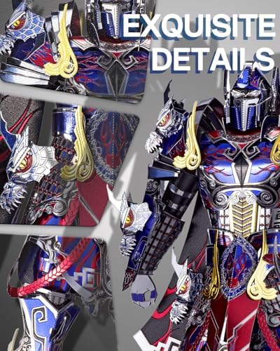 Piececool 3D Metal Puzzles Mecha Model Kits-The Titan Figure Model Building Blocks Kits for Adults, DIY Brain Teaser 3D Puzzle for Men Teen Students Hobbies Fidget Gifts -157 Pcs - Image 3