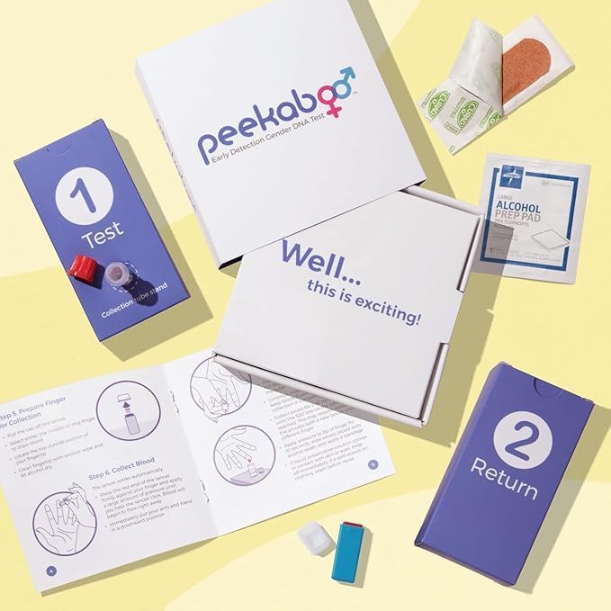 Peekaboo Early Gender At Home DNA Test, Over 99% Accurate, Test as Early as 6 Weeks Pregnant, Includes Lab Fee - Image 5