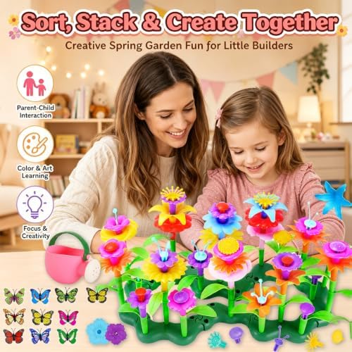 109pcs Flower Garden Building Toys Set - STEM Montessori Toys for Girls - Image 6