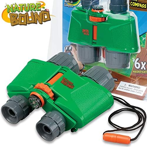 Nature Bound Binoculars for Kids Hi Resolution 6x35 - High Power Kids Binoculars with Built in Compass for Bird Watching, Hiking, Hunting, Spy, & Outdoor Exploration, for Boys & Girls - Image 3