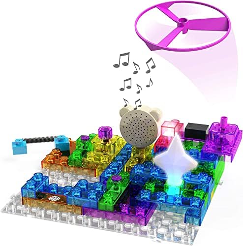 E-BLOX Building Blocks Circuit Kit 120 Projects, Build Your Own Sound Machine & Radio, Build Real Working FM Radio & Listen to Favorite Station, 8+ - Image 2