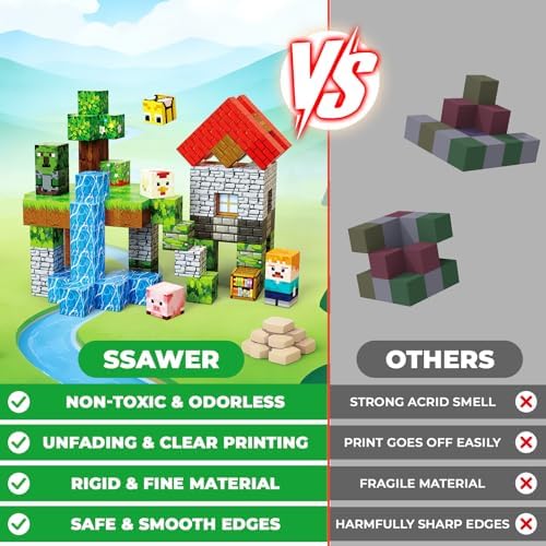 Magnetic Blocks, 100PCS Toys Building Cube Birthday Gifts for Kids - Image 6