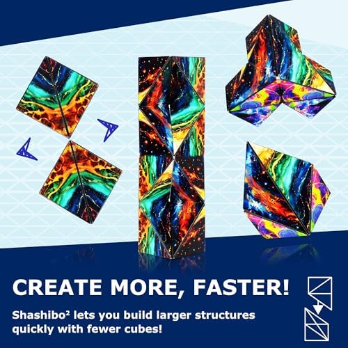 Shashibo ICOSA XL Magnetic Puzzle Toy, Stress Relief Fidget Toy - Image 6