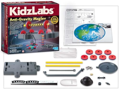 4M KidzLabs Anti Gravity Magnetic Levitation Kit | Make a Pencil Float in Mid Air | Engineer Personal Transportation | Gravity Defying Sculptures | Motion Machine & More | Kids 8+ - Image 2