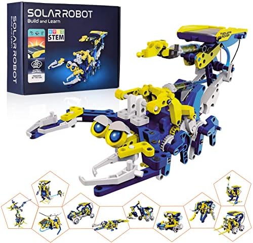 STEM Projects 11-in-1 Solar Robot Toy for Kids Ages 8-12, Science Kits Educational Robotics to Build, Christmas Birthday Gifts for 8 9 10 11 12 13 14 Year Old Boys Girls Teens. by OUTOGO