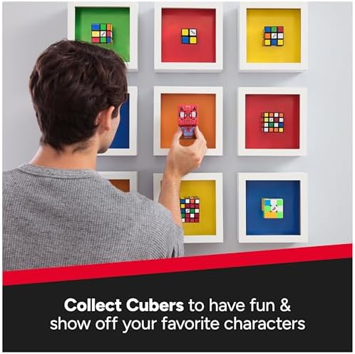 Rubik’s Cube, Spider-Man Cuber, Marvel Collectible Fidget Toy & Desk Decor, Problem-Solving Brain Teaser, Classic Color-Matching Puzzle, Sensory Puzzle for Fans of Marvel Rivals Ages 8 & Up - Image 6