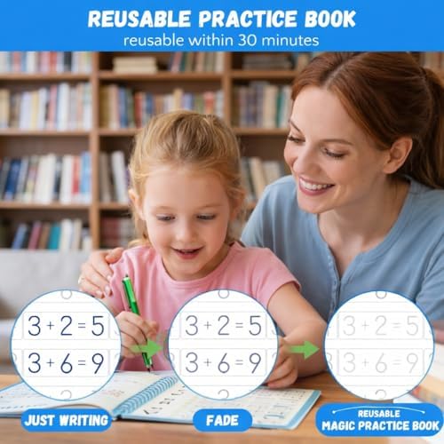 Magic Grooved Writing Practice for Kids 3-5, Large Letters grooved - Image 5
