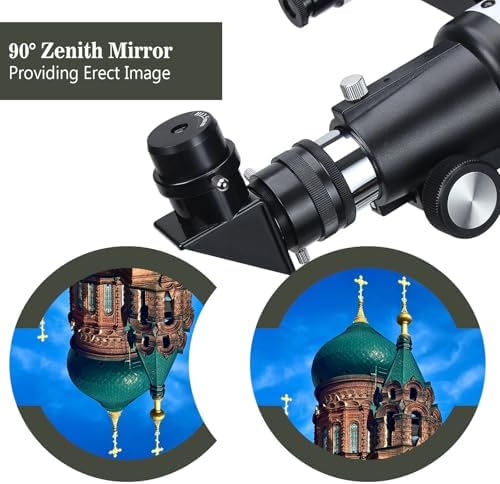 Telescopes, Telescope for Kids and Adults Beginners, 70mm Aperture 400mm Focus Length Refractor Travel Telescope with AZ Mount for Observe The Moon and Landscape - Image 4