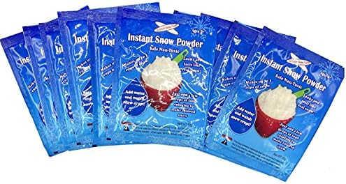Instant Snow Just Add Water! Holiday Experiment, Reusable Snow (10 Packs-Make 40 Cups) by ScienceGongFun%C2%AE