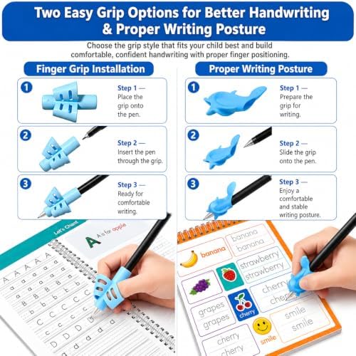 Magic Grooved Writing Practice for Kids 3-5, Large Letters grooved - Image 4