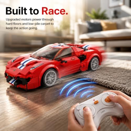 WISEPLAY Building Blocks RC Car Building Kit for Boys & Girls 8-12, STEM Remote Control Car Building Kit Gift - Image 3