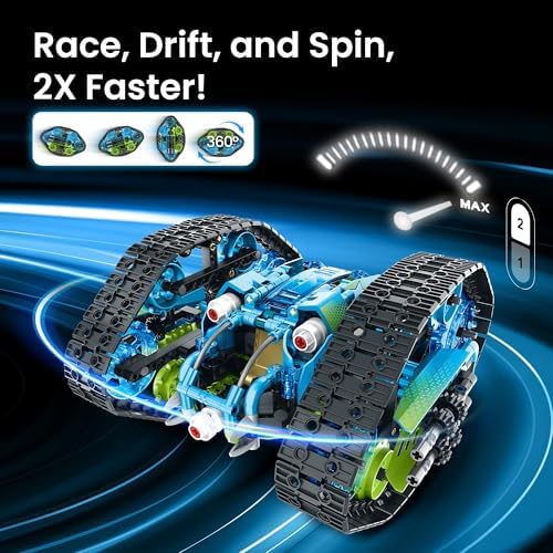 Sillbird Robot Car Building Kit with Remote Control STEM Gift for Boys 8-14 - Image 5
