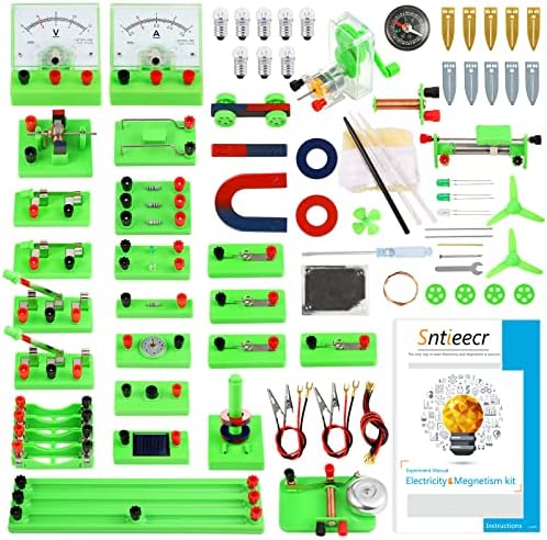 Sntieecr Science Magnetism Kit for Kids, Electric Circuit Kit by Sntieecr