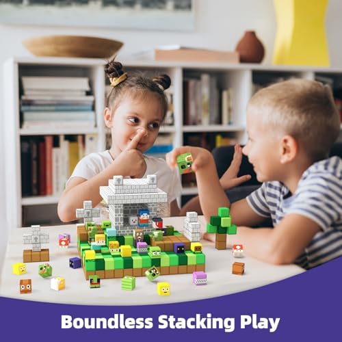 GobiDex 48PCS Magnetic Blocks Building Toys 1-inch for Boys Girls 3+ - Image 2
