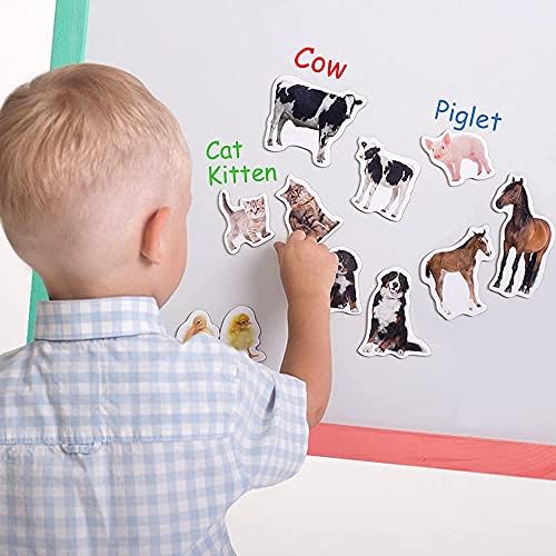 Fridge Magnets for Kids - 18 Mom & Baby Animal Magnet - Learning Toy - Image 5