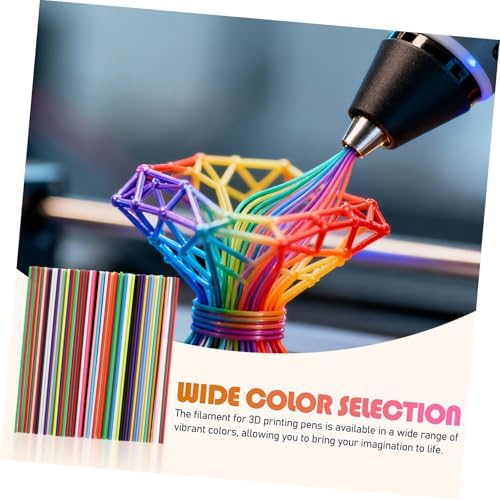 110pcs Printing Pen 3D Pens for Ages 10-12 3D Printer Filament 3D Pen Filament Refills 3-d Painting Pen 3D Doodler Pen Flexible Filament 3D Pen Wires Doodle Pen Refill Plastic - Image 3