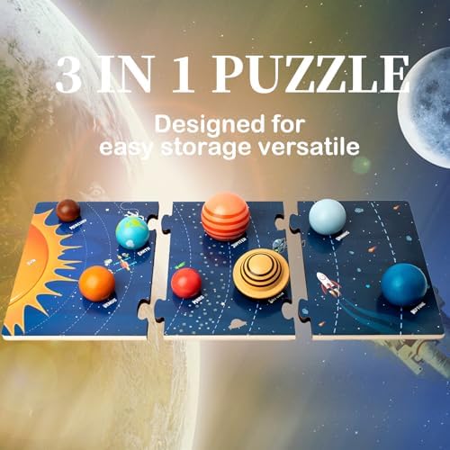 Planets Toys, Solar System Model Kit for Kids Ages 3, Space Science Toys for Toddlers - Image 3