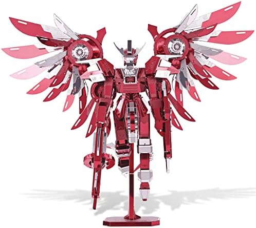 Piececool 3D Metal Puzzles for Adults, Thundering Wings Figure Mecha Model Kits Steel Metal 3D Model Building Kit, Brain Teaser DIY for Teens Man Woman, 215 Pcs by Piececool