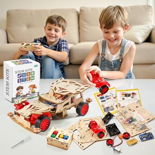 Yutin 6 in 1 STEM Kits for Kids Ages 8-10, Wood Building Crafts Kits for Boys, Toys for Boys Age 8-12, 3D Wooden Puzzles - Image 5