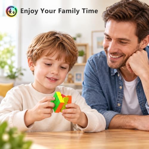 Vdealen 3x3 Speed Cube Stickerless Smooth Turning Magic Cube for Beginners - Image 5