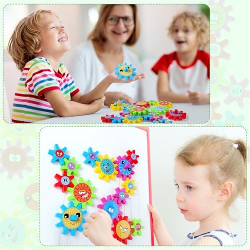 Relaxweex Magnetic Gears Interchangeable for Fridge,36 Pcs,Emoticon - Image 5
