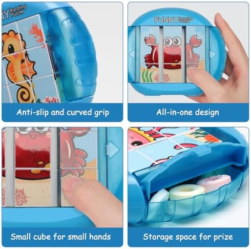 Rotating Puzzle for Toddlers Kids 3+, Travel Essentials Toys - Image 5