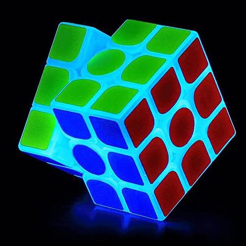 AMAZA 3x3 Fluorescent Speed Cube, Green Luminous, Plastic, Puzzle, 1 Set, 1 Piece, 1 Count, Adult - Image 4