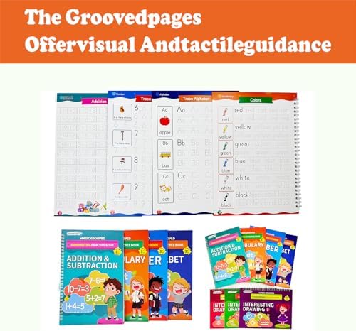 3D Magic Grooved Writing Practice for Kids - Reusable Handwriting Workbooks for Kids Ages 3-5 5-7, Preschool Learning Activities Tracing Books with Disappearing Ink, Easter Toys Gifts for Boys & Girls - Image 7