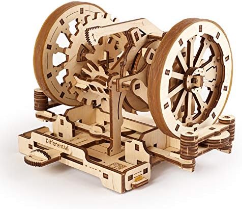 UGEARS STEM Differential Model Kit - Creative Wooden Model Kits for Adults, Teens and Children - DIY Mechanical Science Kit for Self Assembly - Unique Educational and Engineering 3D Puzzles with App - Image 2