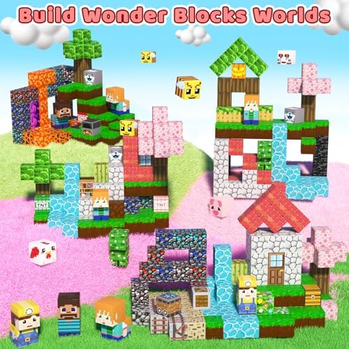Magnetic Blocks, 300PCS Toys Building Cube Birthday Gifts for Kids - Image 5
