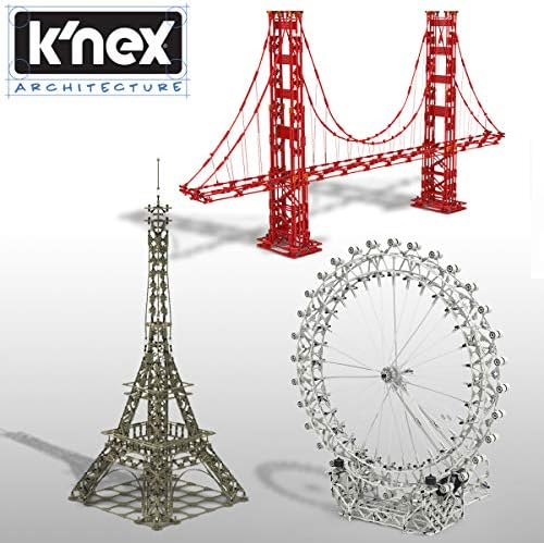 K'NEX Architecture: Eiffel Tower - Build IT Big - Collectible Building Set for Adults & Kids 9+ - New - 1,462 Pieces - 2 1/2 Feet Tall - (Amazon Exclusive) - Image 3