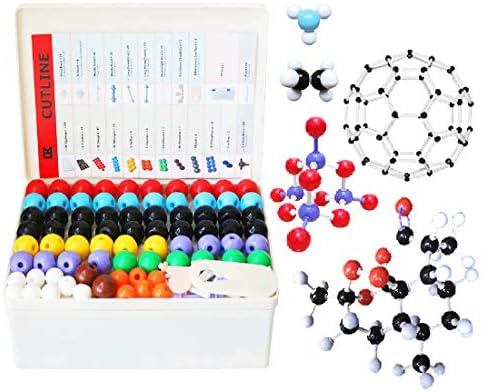 LINKTOR Chemistry Molecular Model Kit (444 Pieces), Student or Teacher Set for Organic and Inorganic Chemistry Learning, Motivate Enthusiasm for Learning and Raising Space Imagination, A Fullerene Set by LINKTOR