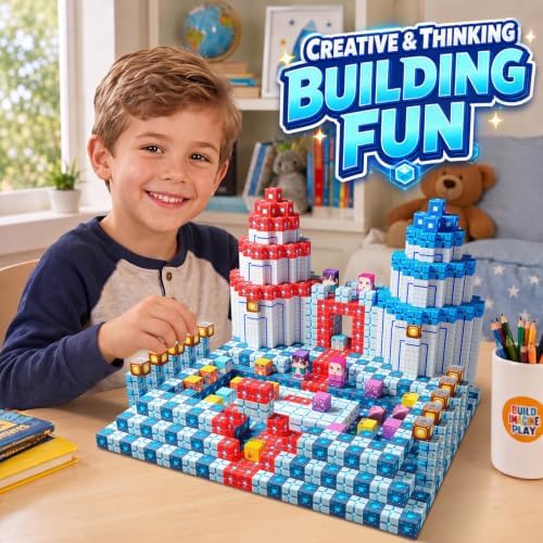 Magnetic Building Blocks STEM Toy Magnet Cubes for Kids 4-12 - Image 5