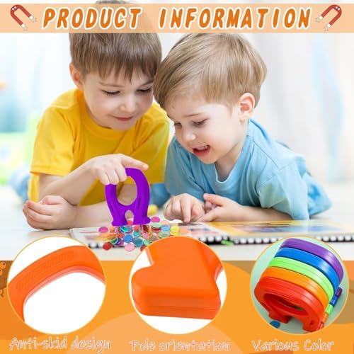 Children's Magnetic Toy, Horseshoe Magnet, Exercise Children's Hands-on Skills, 6 Packs - Image 4