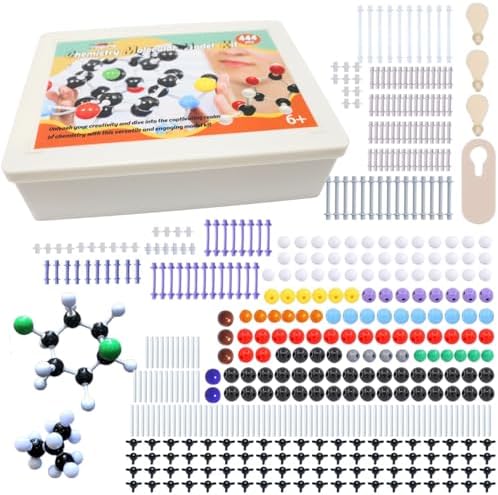 Chemistry Molecular Model Kit, w/C60, Atoms, Bonds, Molecular Structures Building Kit for Chemistry Learning, STEM Science Kits for Student or Teacher,Young Scientists by Unknown