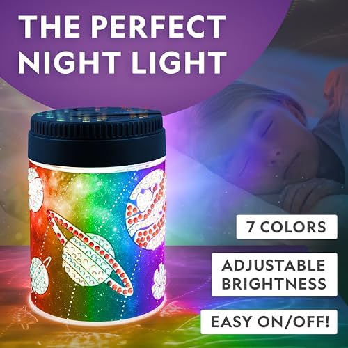 National Geographic Solar System Diamond Painting Space Night Light Kit - Image 4